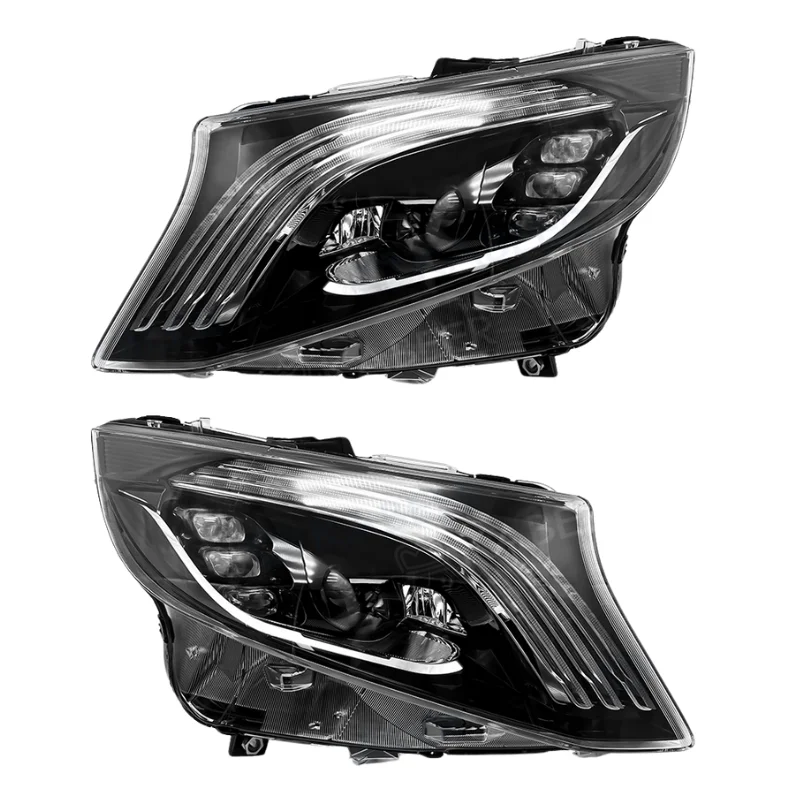 Full LED Headlight Upgrade for Mercedes Vito Metris 2016-2018 | 2019 Style Auto Lamps | Car Lighting Accessories