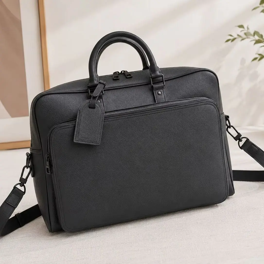 2026 New Unisex Black Shoulder Bag/Crossbody Bag/Handbag, Large Capacity, 46 x 31 x 18cm