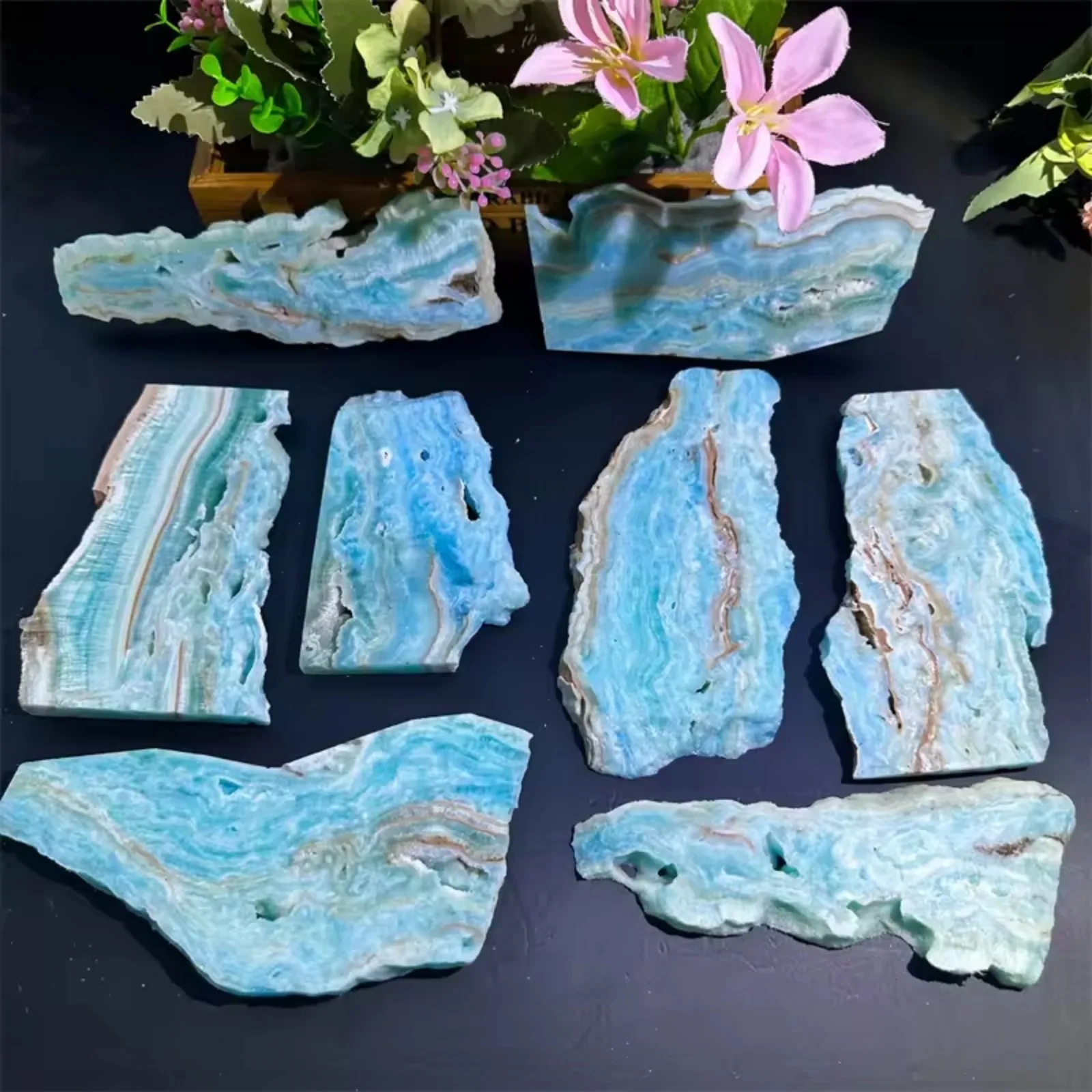 قطعة واحدة من ألواح الهيميمورفيت غير المنتظمة، مناسبة للديكور المنزلي، اختيار مثالي لهوايا العطلات