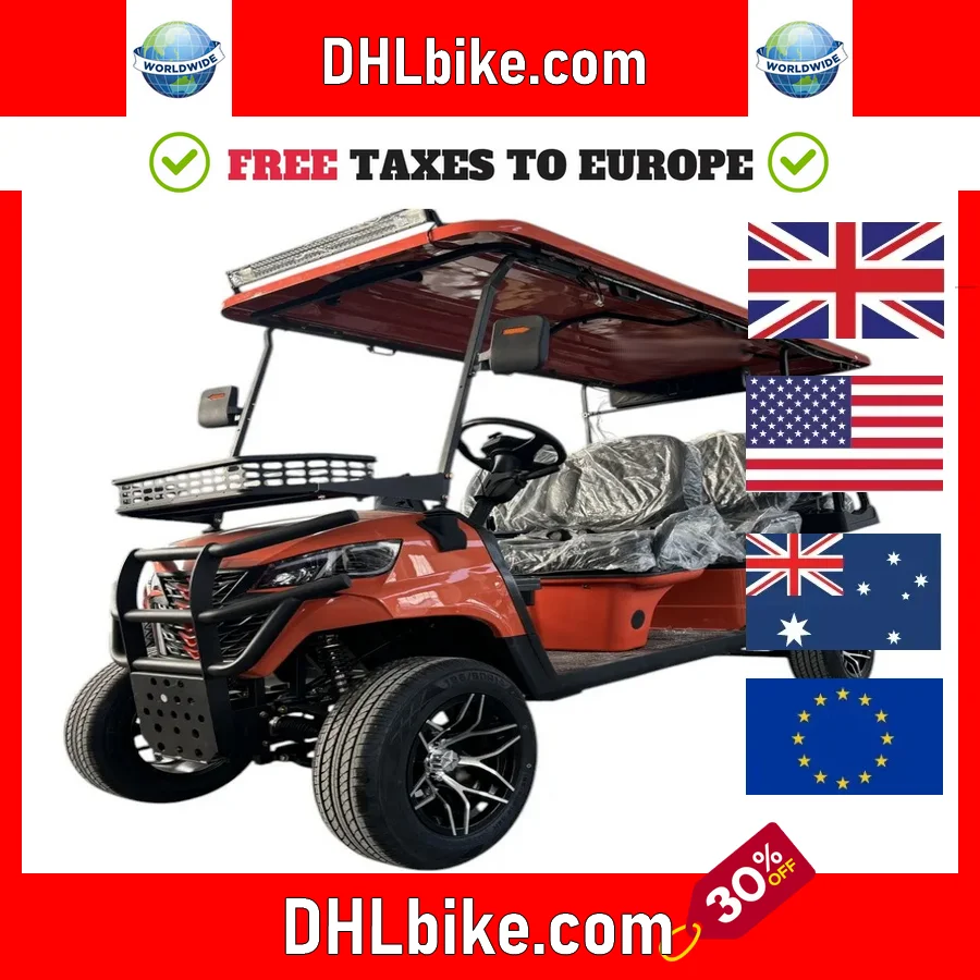 

Street Legal Touring 60V 72V Lithium Electric Golf Cart 4 Seats Go Kart ATV UTV Adult Scooter Classic Gasoline Golf Cart
