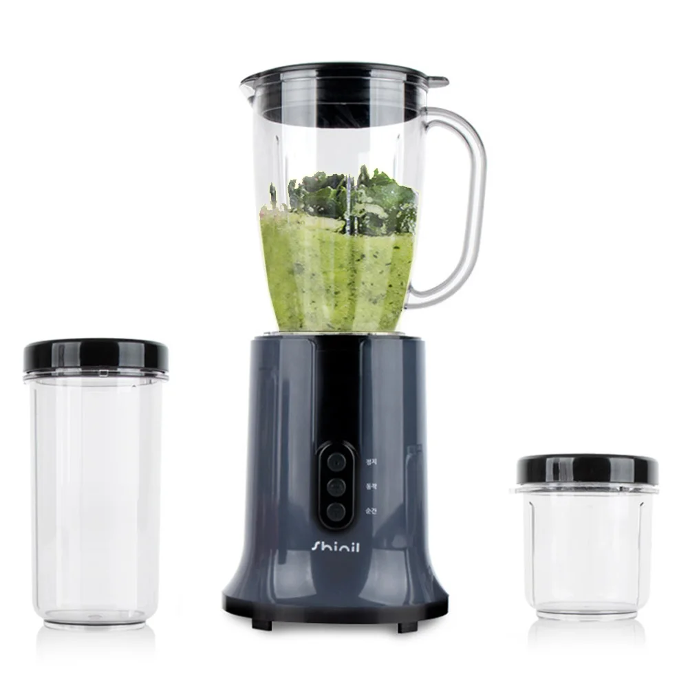 كوب عصارة خلاط متعدد الاستخدام ، سحق عصير ، كوري ، 3 شفرات ، محركين قويين ، شفرة تيتانيوم ، خلاط ليوم جديد ،