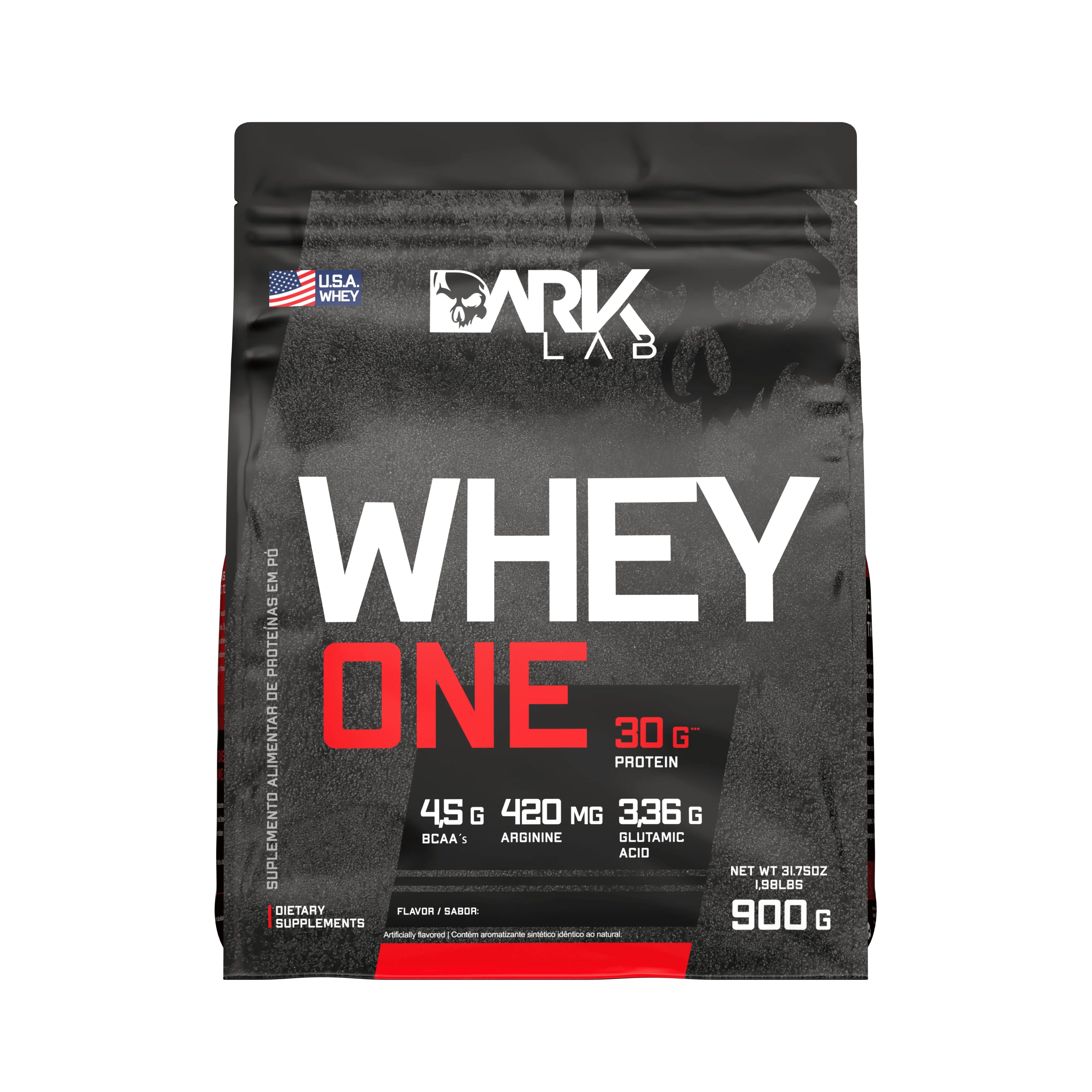 بروتين مصل اللبن One Refill 900 جرام Dark Lab - بروتين مع BCAA، الجلوتامين، الأرجين