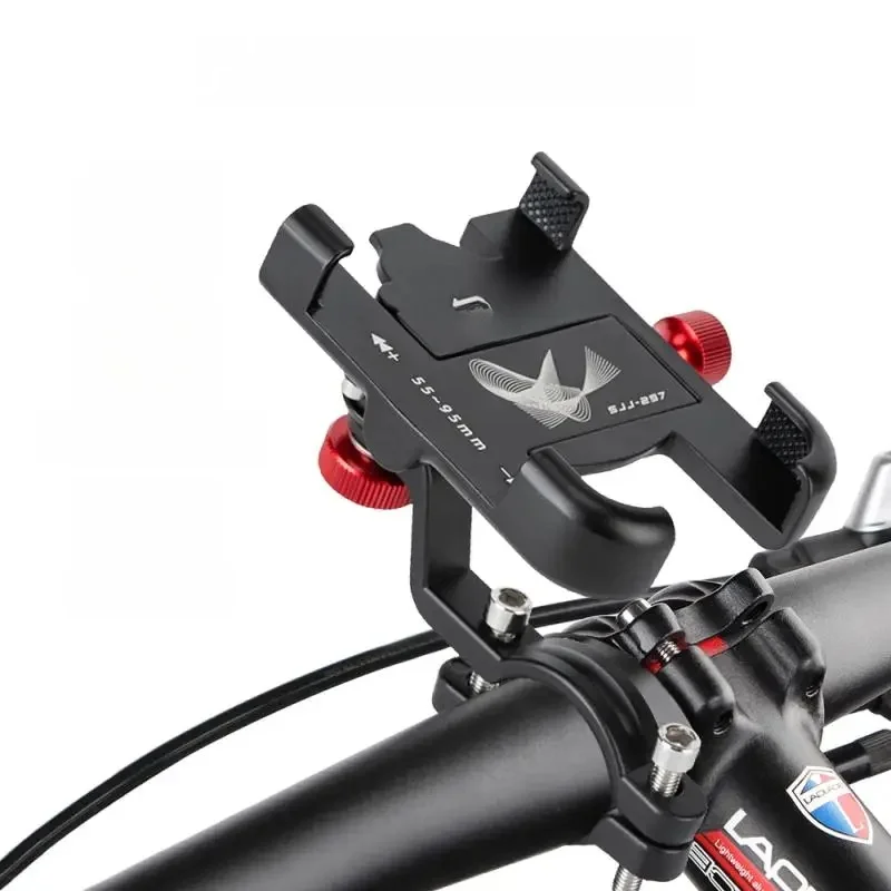 AliExpress GOLDFOX Bicycle Phone Holder Aluminum Alloy MTB Bike Phone Holder Racks Motorcycle Handlebar Mount Non-Slip iPhone Clip for Cycling