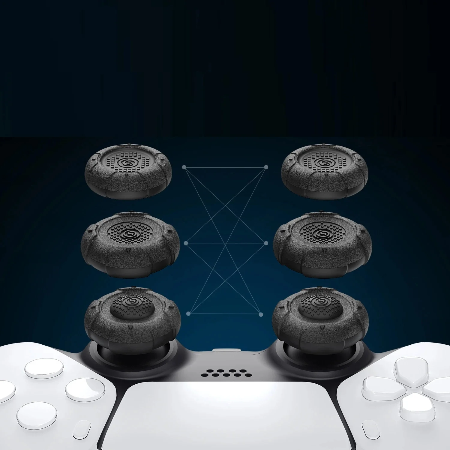 Lecteur ONE Elite Silicone pouce bâton poignée capuchon Joystick couverture pour Sony PS5 PS4 Xbox One/360 mince série X/S Switch Pro protecteur