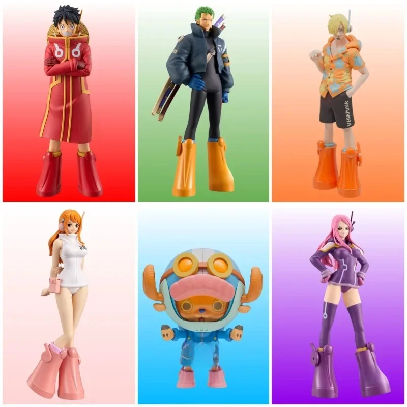 Figurine en PVC One Piece de la série Grandline, poupées japonaises, figurines d'action, Luffy, Dxf, Nami, Bonney, Zoro, Egghead, modèle d'anime, 18cm