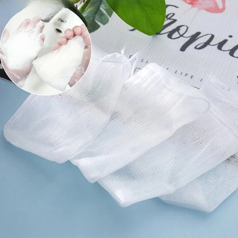 Roswlla Regina-Filet moussant pour le visage, nettoyant de proximité, Wstring Bubble Foam, lavage du corps, sac en maille moussante, maille à bulles suspendue