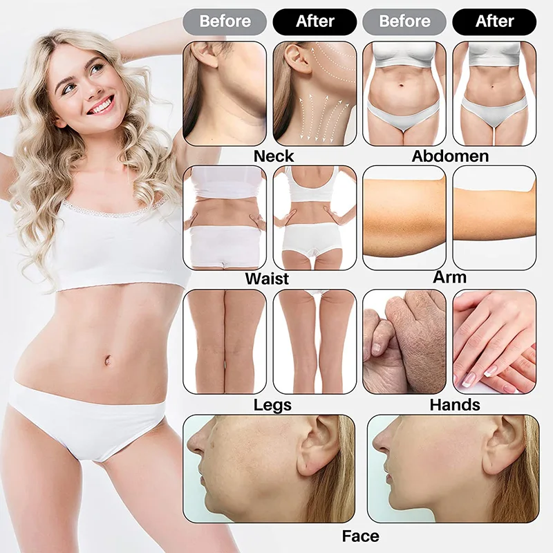 40K Ultrasonic Cavitation Slimming Machine RF Vacuum Body Shaping Weight Loss Cellulite Removal Laser Spa Beauty Device Home Use