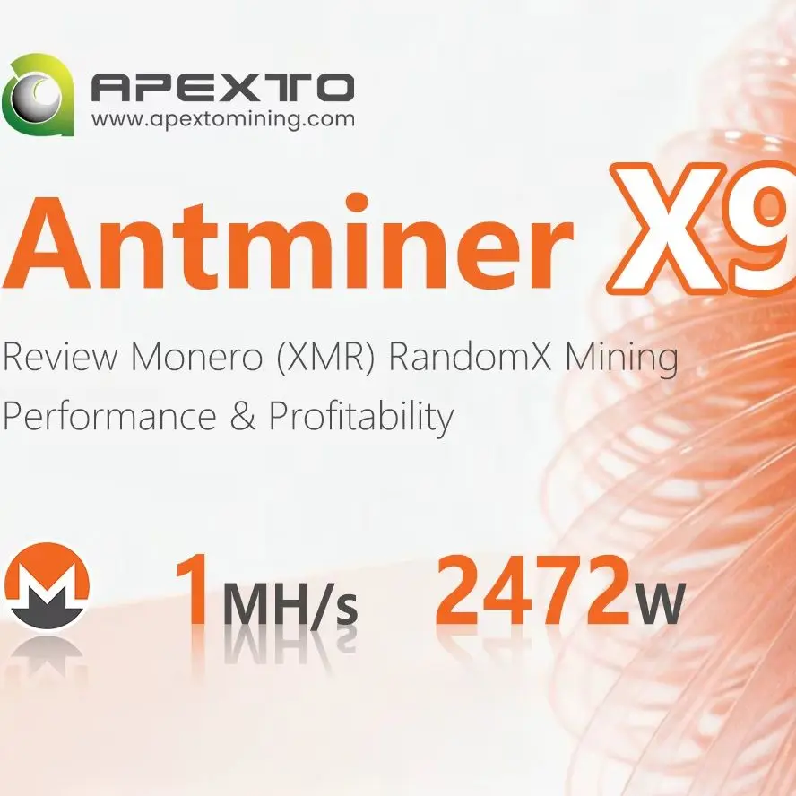 

@ Buy 10 Get 6 Free Bitmain Antminer X9 1MH/s Monero XMR (RandomX) Miner