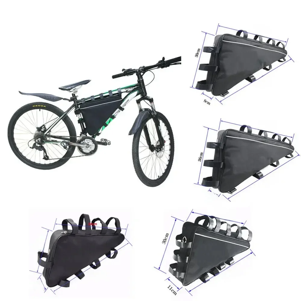 AliExpress XMSJ Bicycle Bags 39cm 49cm 56cm 57cm Mountain Bike Triangle Tube Frame Bag Hang Battery Storage