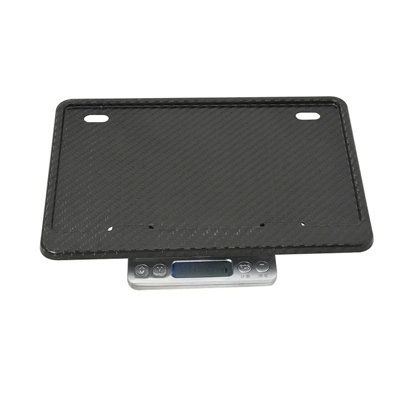 AliExpress NONE Real Carbon Fiber Registration Plate Holder License Plate Holder Modified Universal for Motorcycle Street Bike Scooter