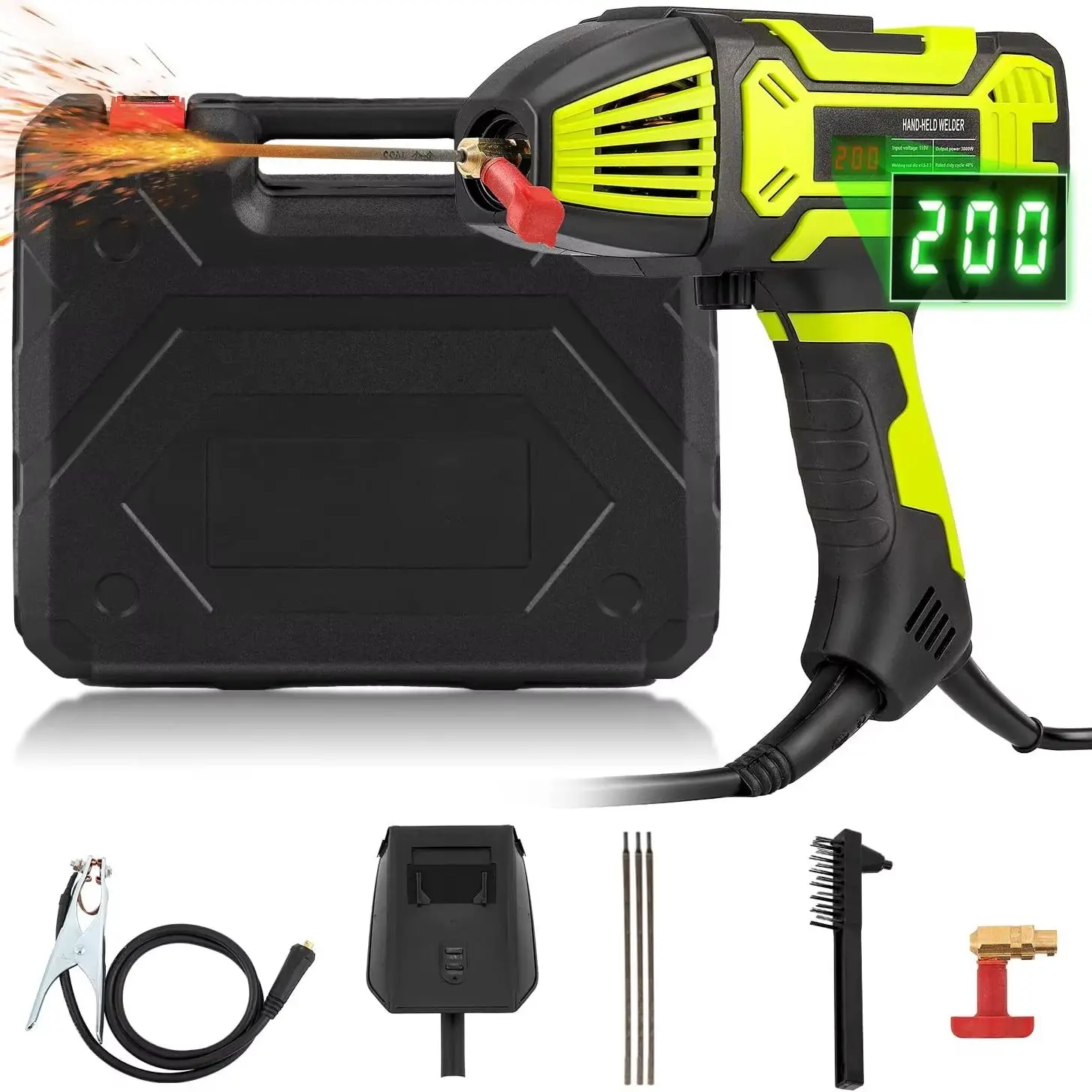 4600W Handheld Lasmachine 2-14mm 220V Huishoudelijke Elektrische Booglassen Machine Draagbare Automatische Digitale Intelligente tool - afbeelding 2