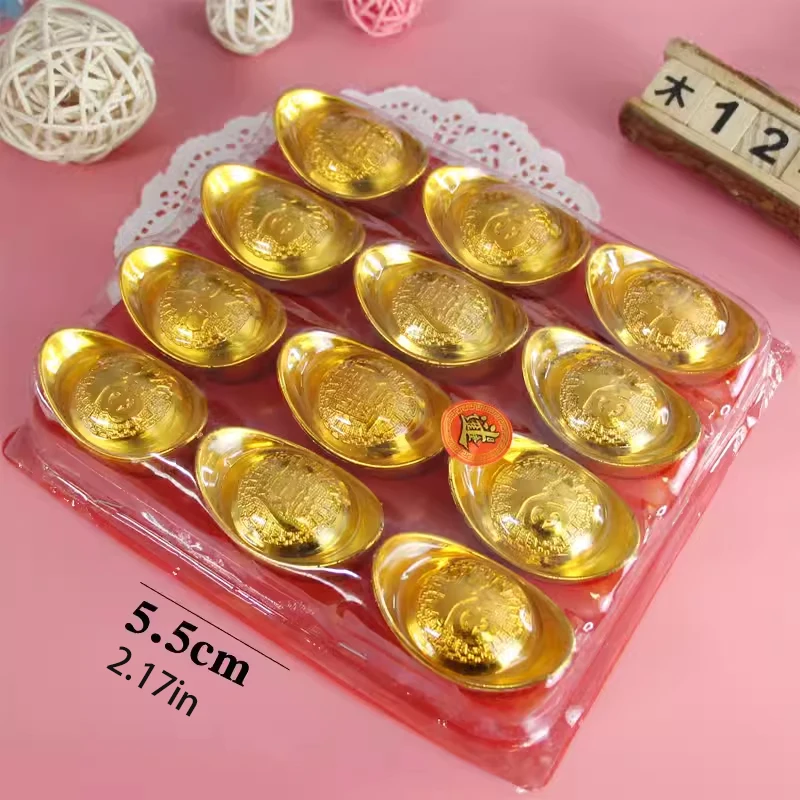 Alles Gute zum Geburtstag Schatz Kuchen Dekoration Goldbarren Goldmünzen Gold Vars Gold Ziegel Schatzkiste Backdekoration – Detail 5