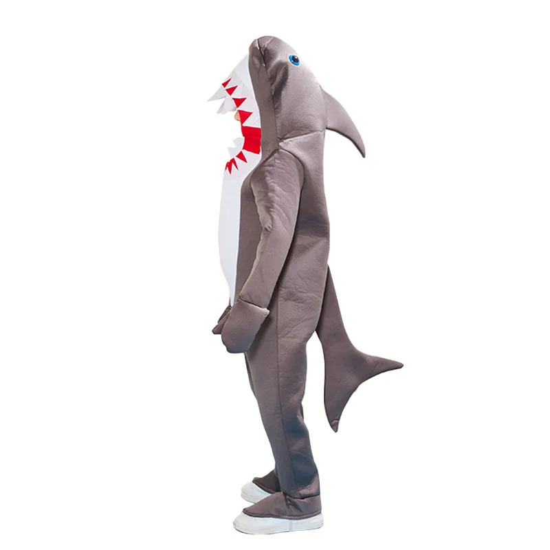 Jungen Shark Kostüm Halloween Kinder Meer Tier Anzug Onesie Shark Schwanz Fin Kleid für Karneval Party Kinder Tier Kleid up Outfits