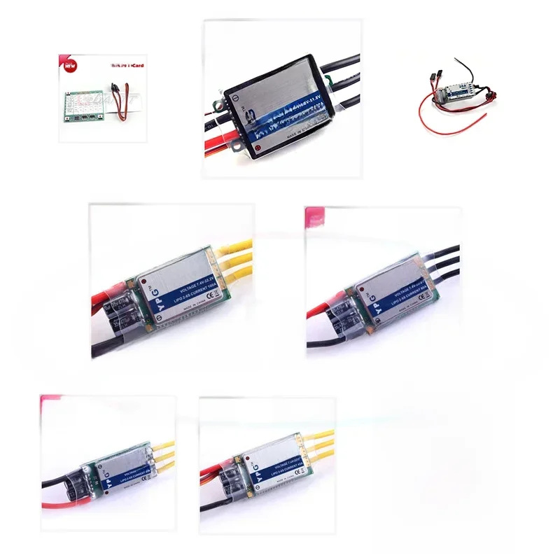 YPG LV ESC 40A/45A/60A/80A/100A ESC SBEC Bezszczotkowy Regulator Obrotów ESC Wysokiej Jakości do Helikopterów RC, Samolotów Stałopłatowych — 2