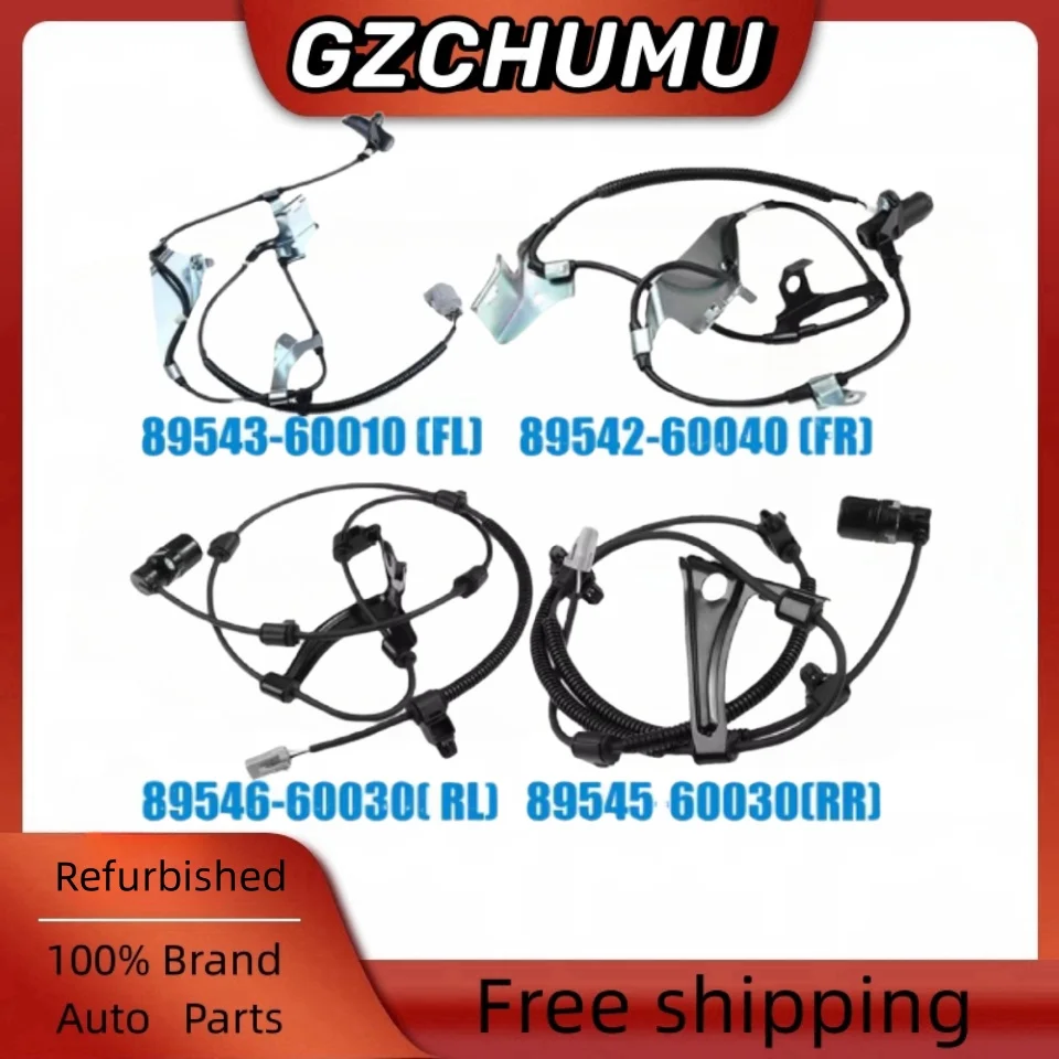 

89542-60040 89543-60010 89545-60030 89546-60030 ABS Speed Sensor For Toyota Land Cruiser 100 LC100 LEXUS LX470 1998-2007