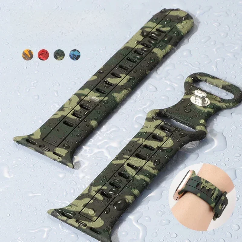 Für Apple Watch Band Ultra 8 SE 7 6 5 Silikonarmband iWatch 49 mm 40 mm 45 mm 41 mm 42 mm Armband Gürtelarmband