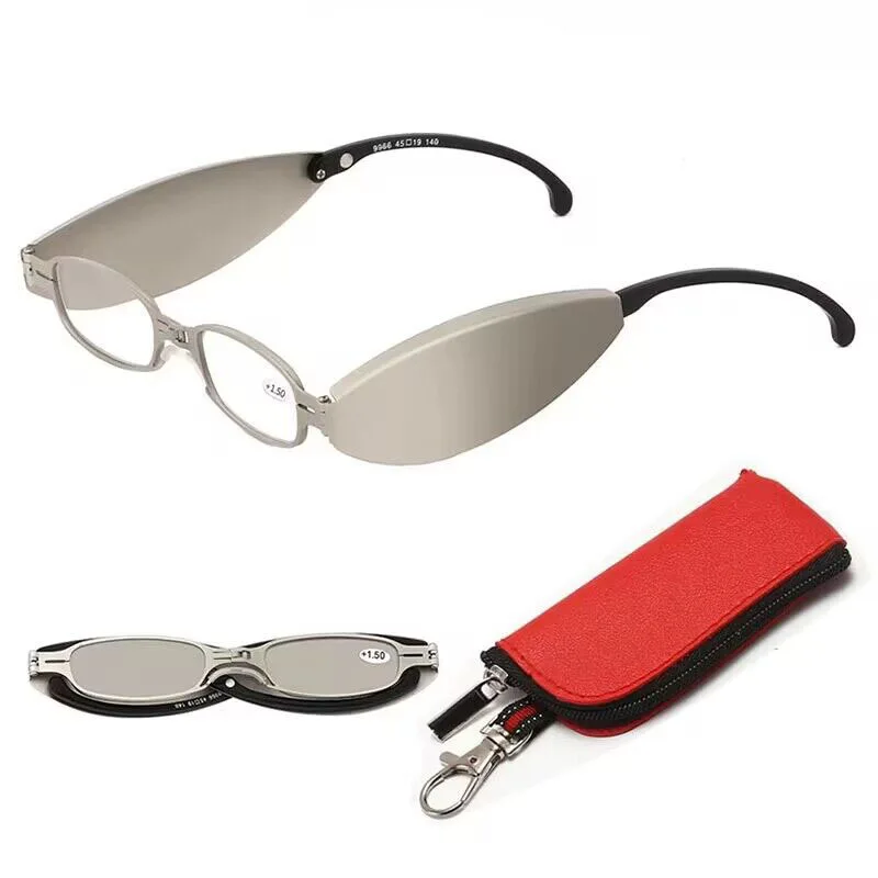 Folding Presbyopia Glasses, Fashionable And Foldable Pocket Glasses, Portable, Mini And Compact, Elderly Presbyopia Glasses