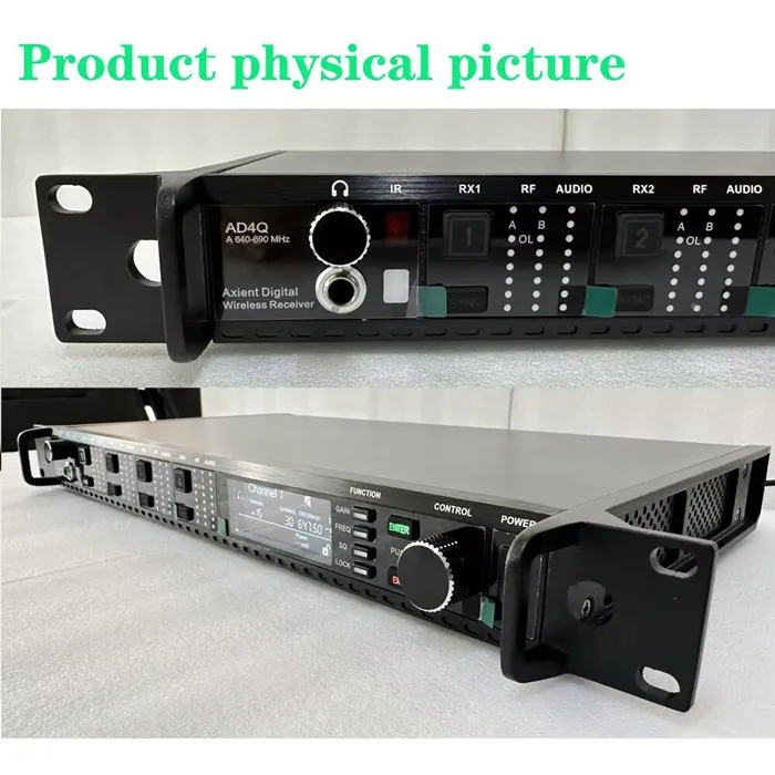 TKG AD4Q 512-937 ميجا هرتز uhf مرحلة الأداء اللاسلكي 4 قنوات مسند الرأس ميكروفون طية صدر السترة احترافي للكنيسة