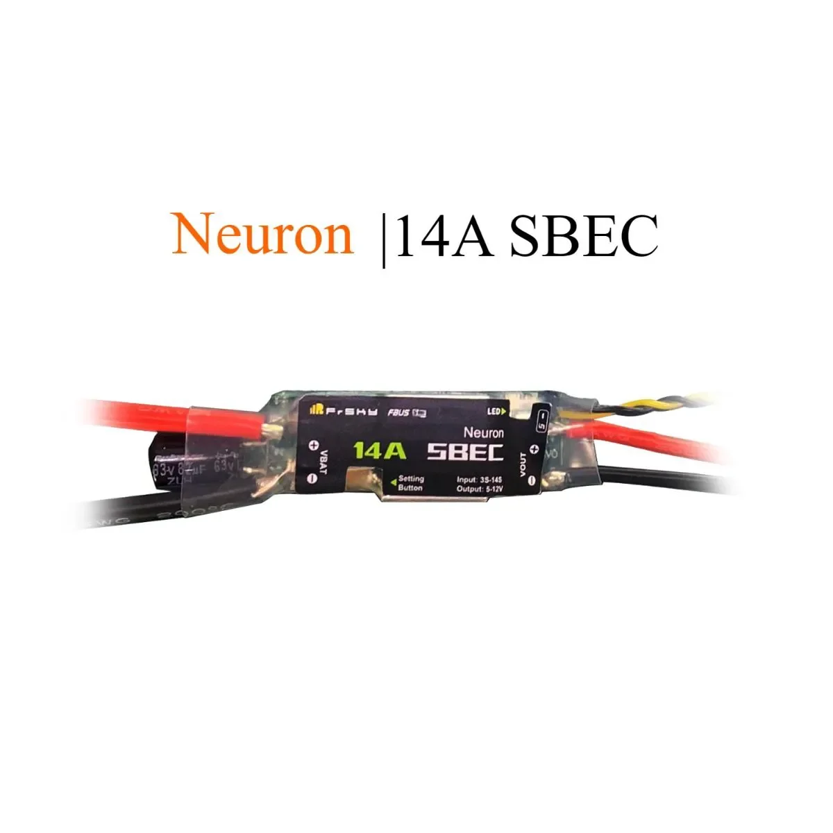 FrSky Neuron 14A SBEC with Built-In High-Quality BEC Unit for Remote Control Aircraft