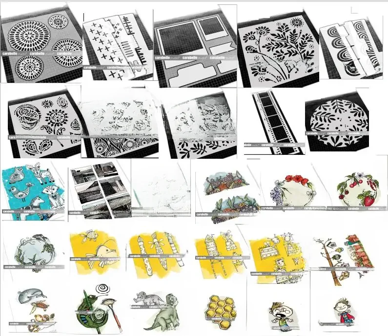 2023 nowy Cartoon przezroczysty przezroczysty silikonowy znaczek pieczęć DIY Scrapbooking Album fotograficzny dekoracyjny przezroczysty znaczek W1560 — zdjęcie 2