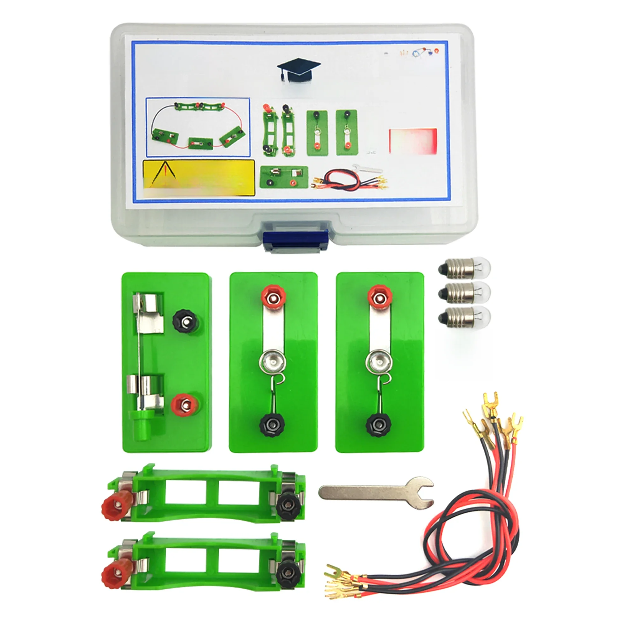 Ampoule à circuit parallèle, série électrique, pour étudiant, laboratoire de physique, expérience d'apprentissage scientifique et électrique