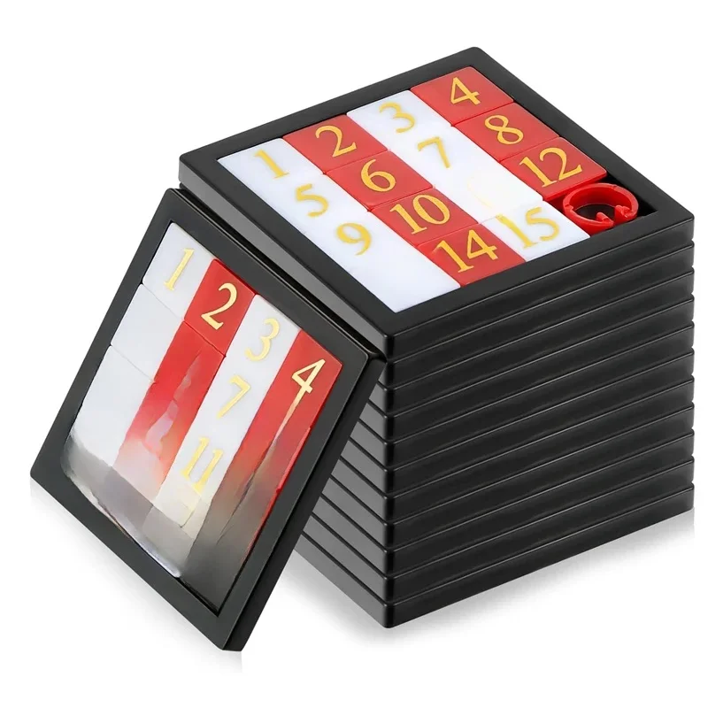 Puzzle coulissant numérique Huarong Road, casse-tête, jouets De Test IQ, jeux éducatifs pour enfants, Juegos De Inteligencia