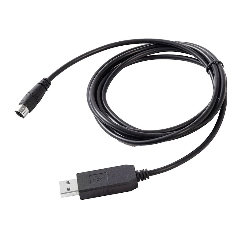 Panasonic USB PLC Programming Cable Prolific PL2303GT USB RS232 to Mini Din 5P Male cable for FP0 FP2 FPX FPM Series PLC