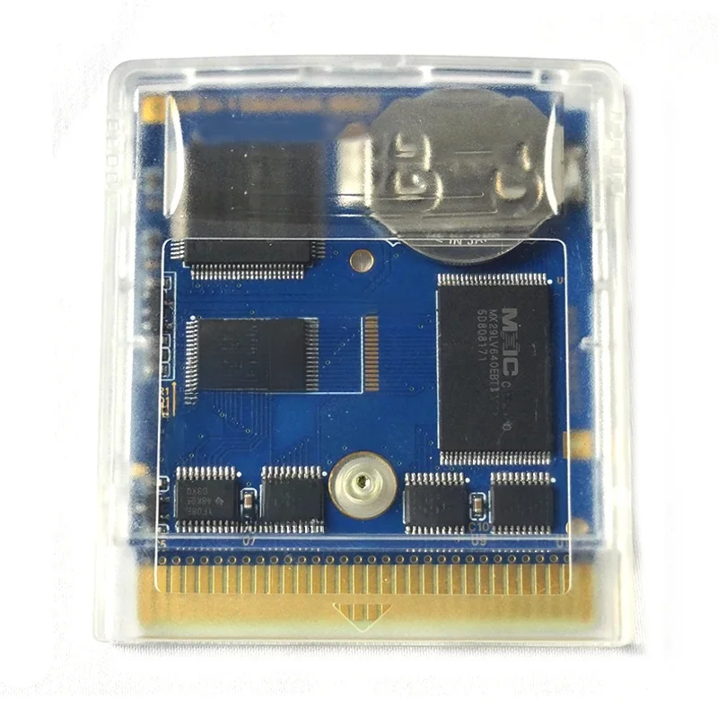 La carte flash multi 4 en 1 Gameboy MBC5 GBC prend en charge la ROM Flash 8M et la RAM SRAM 128K