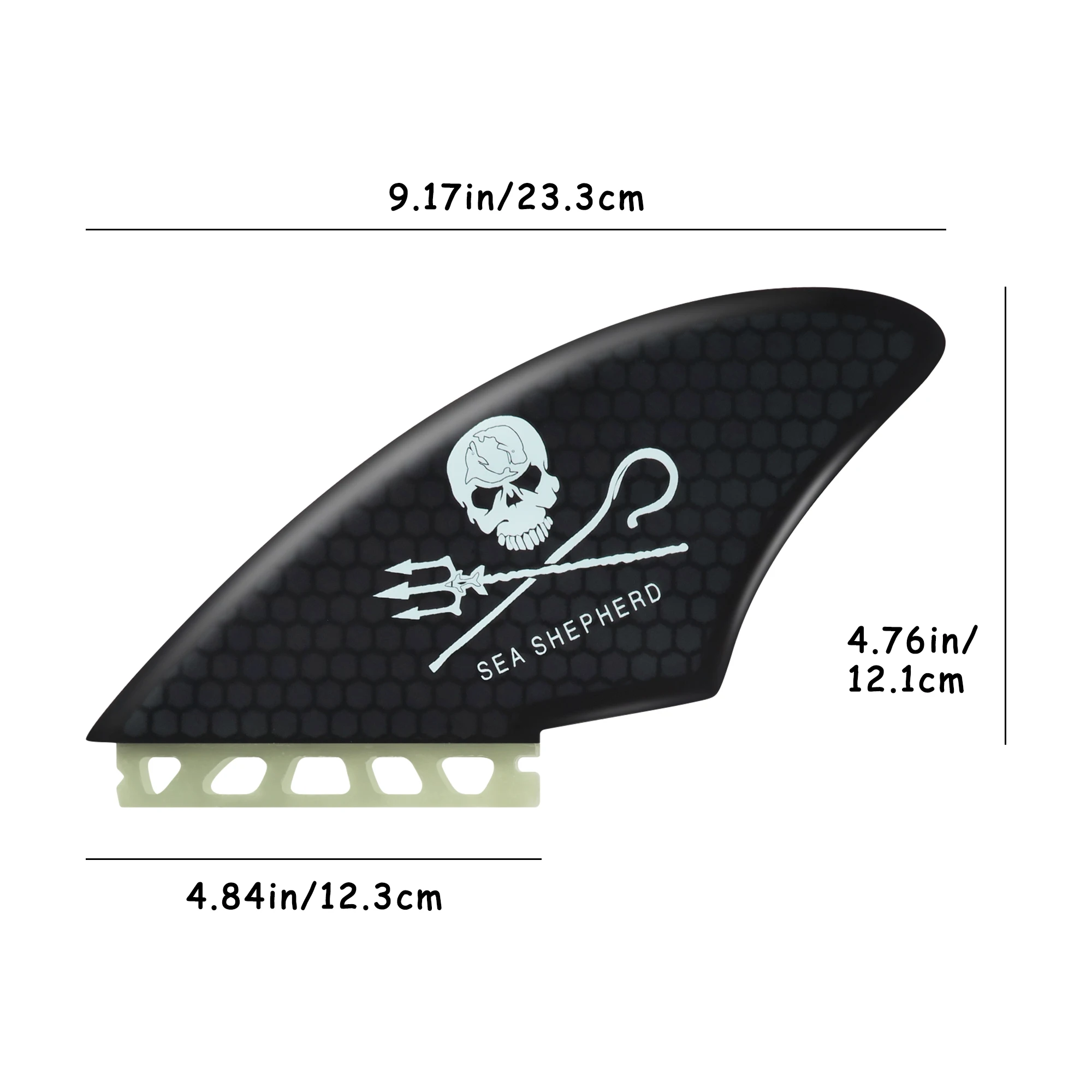 Surfboard Twin Kiel Fins (2 Fins) Dual Tab Single Tab Größen für Longboard Surfboard Funboard – Detail 3
