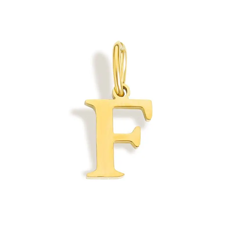 CARLIDANA Neuerscheinung Minimalistische Brautjungfern-Anhänger Edelstahl Initial-Buchstabe Runde Schlangenkette für Sie Anhänger-Halskette