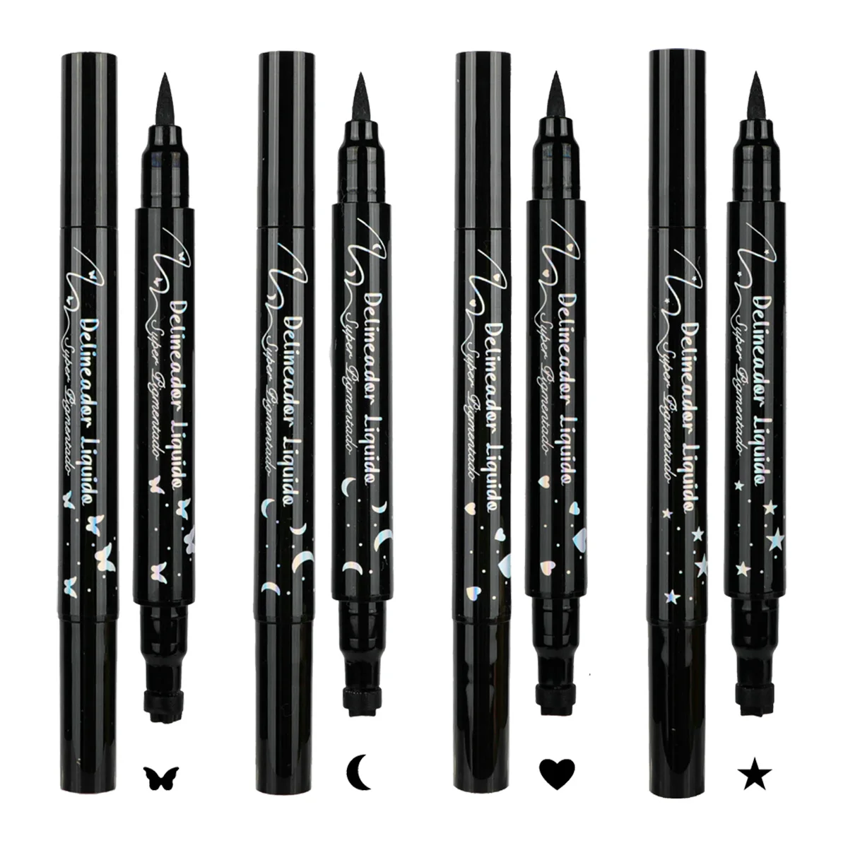 Delineator Pen Stamp Symbols-Moon & Snow