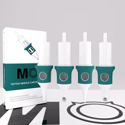 MO Cartridge Tattoo Needles M1 Magnum with Finger Ledge Disposable Sterilized Safety Tattoo Cartridge for Machines Grips 20Pcs