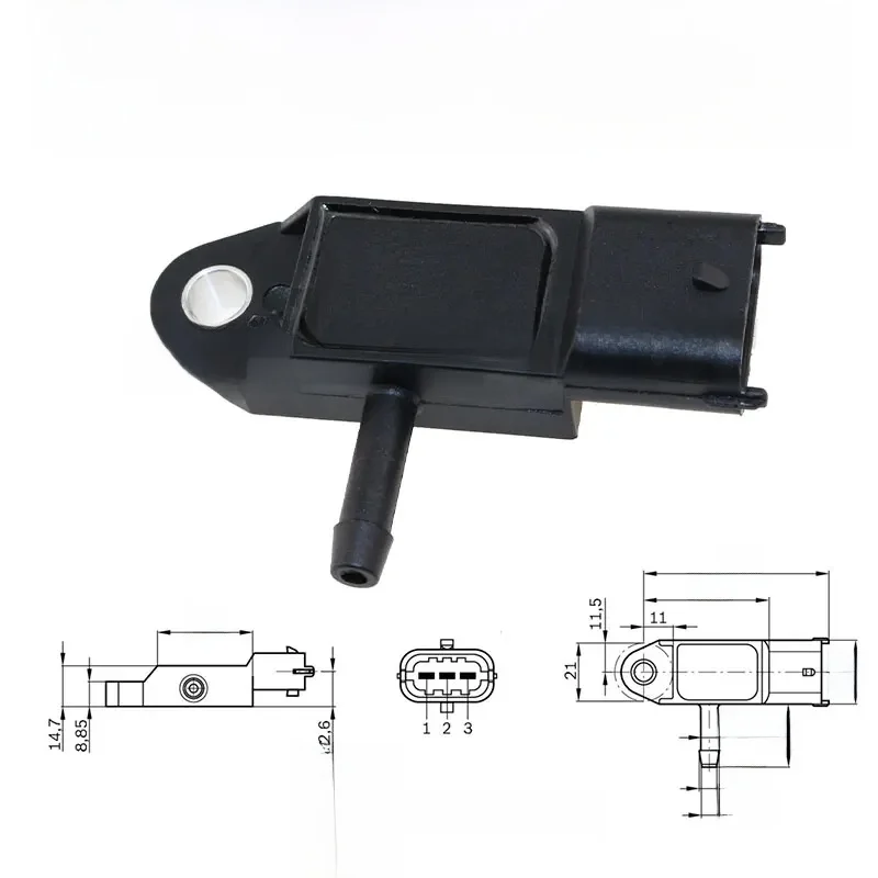 Wyprzedaż 2.5 Bar Manifold Turbo Boost Air Pressure MAP Sensor 0281002593   0 281 002 593 Do Renault Clio Megane Traffic 1.5 1.9 dCi — zdjęcie 2