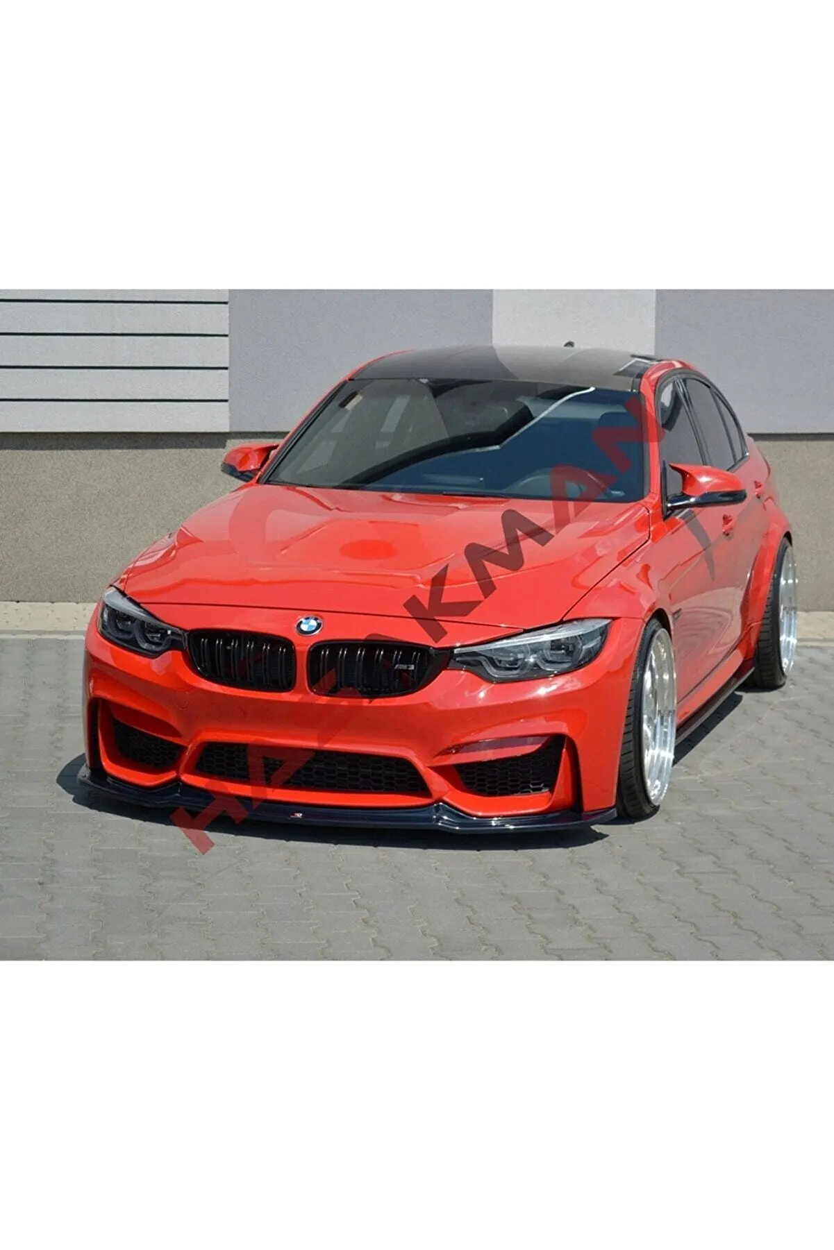 Vorsteiner M3 Front Lip Piano Black For Bmw F30 3 Series Prefix 2012 2013 2014 2015 2016 2017 2018 - Body Kit Mirror Viper Rock