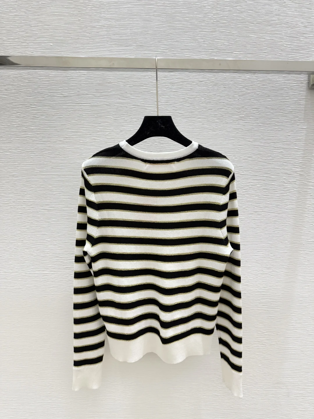 

Women Sweater Autumn New Casual Striped Collar Knit Fashion Long-sleeved Versatile Women Sweater 2025