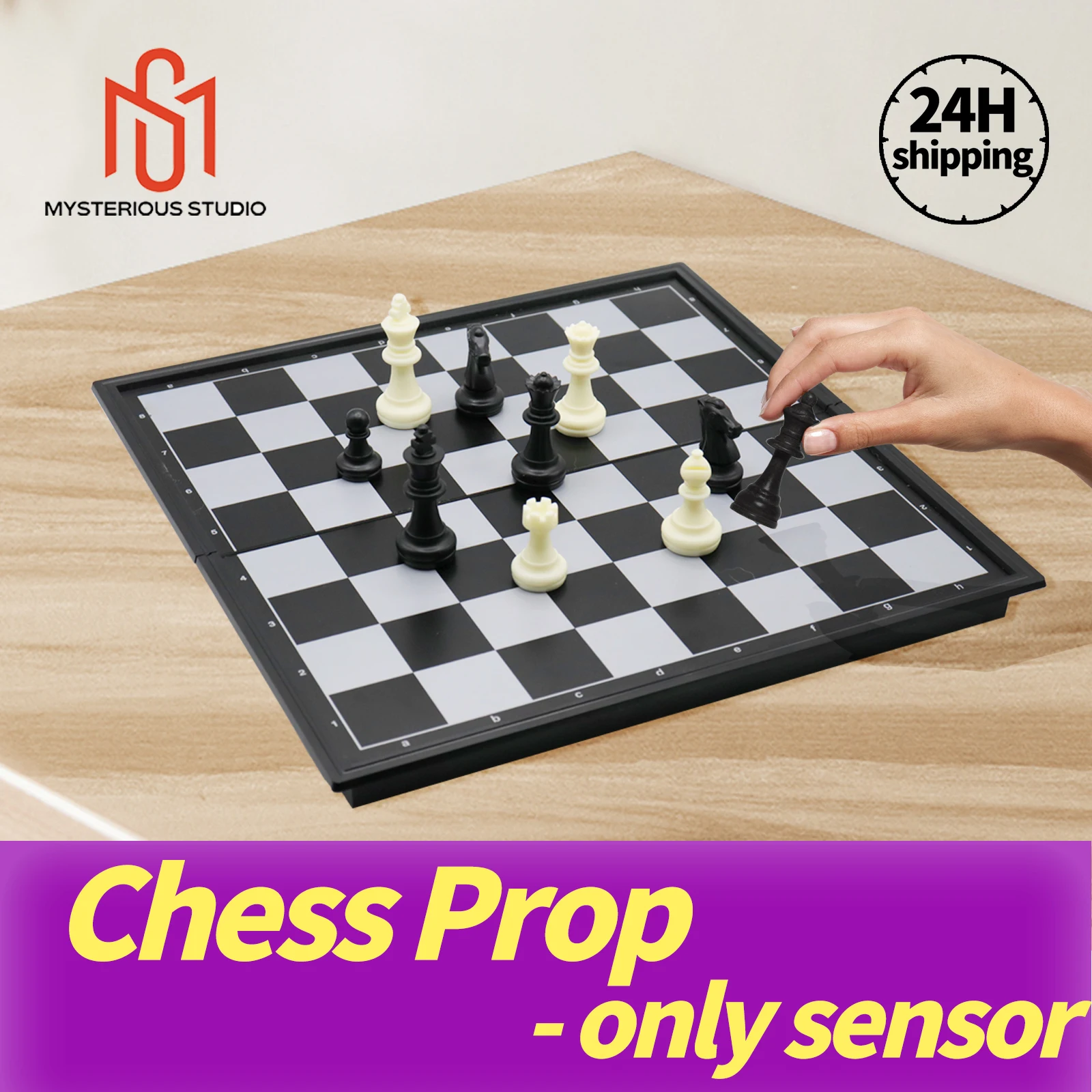 Mysterious Studio Secret Room Escape Game Mechanism Props Electronic Puzzle superb 1987 GY Chess Prop  Only