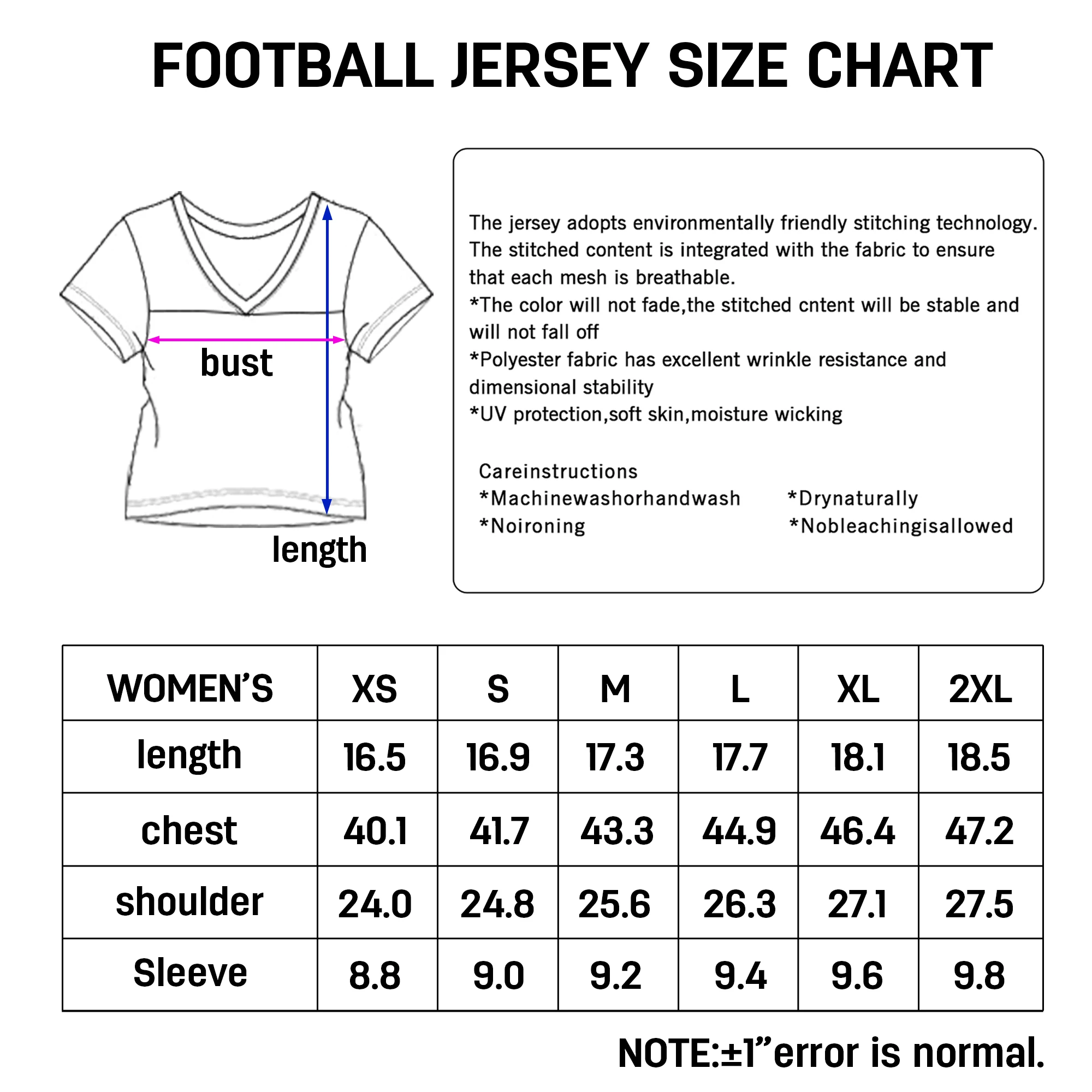 Custom Women Crop Football Jersey Personalized Name Number Pink Cropped Football Shirt Cheerleader Team Fan Top view 6