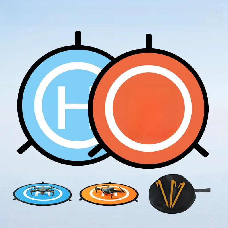 55cm Drone quadrirotor accessoires universel 75cm pliable tapis d'atterrissage RC Dron tapis quadrirotor Parking tablier pelouse tablier Pad cadeaux