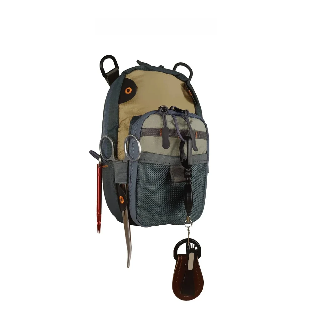 Torba wędkarska Aventik Fly Fishing Ultra lekka, z wieloma kieszeniami, trwała torba wędkarska na klatkę piersiową — zdjęcie 2