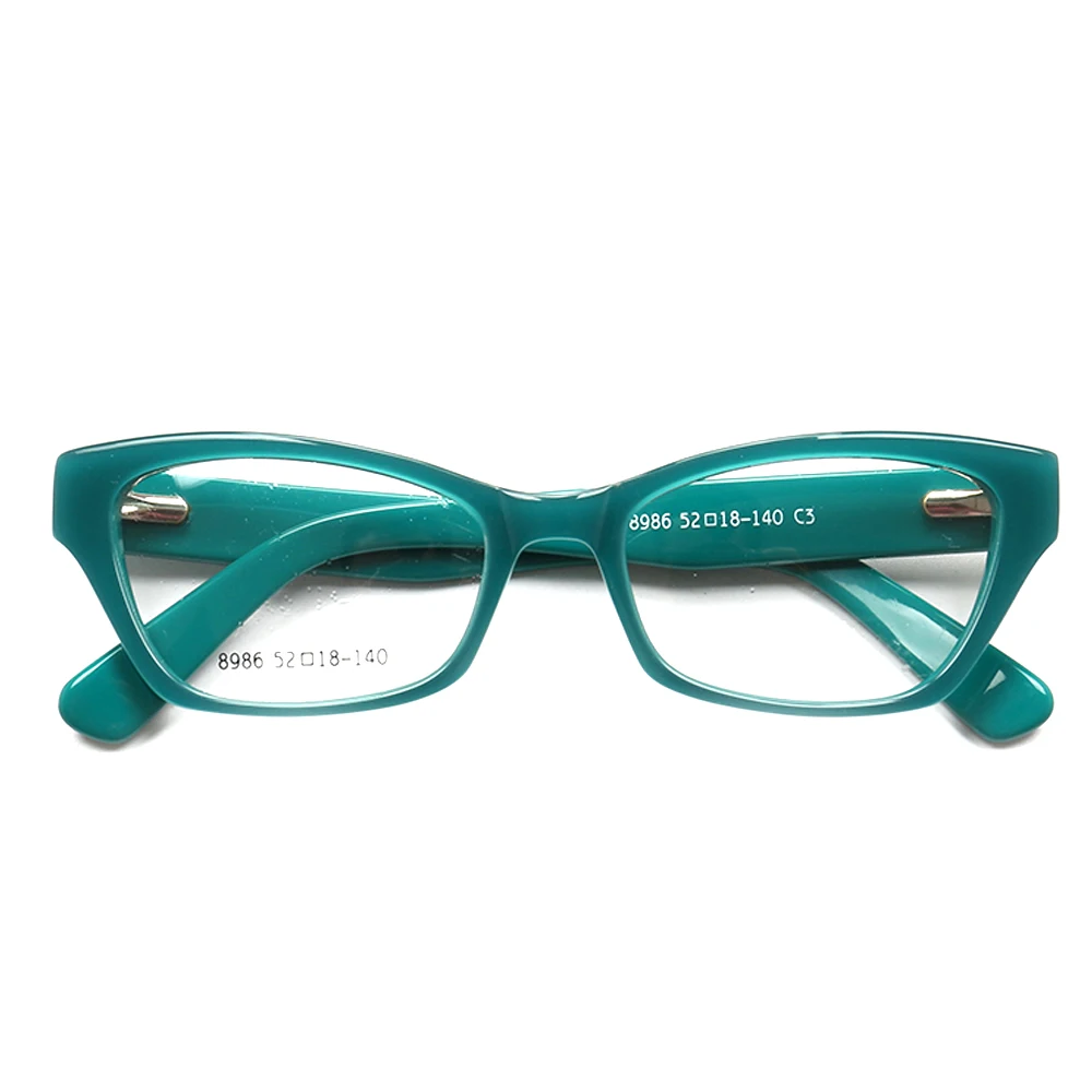 Vintage Women Cat Eye Glasses Frame For Women Prescription Eyeglass Frame Retro Fashion Red Yellow Green Modern Optical Eyewear