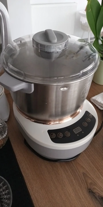 Dough Kneading Machine 5L 7L Dough Maker Electric Kneading Machine Dough Mixer with Fermentation Function Stainless Steel photo review