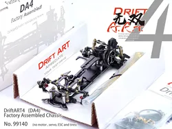 99140 DriftART4 1/24 1/28 Factory Assembled Chassis Mini RWD Drift Chassis (Without electronic)