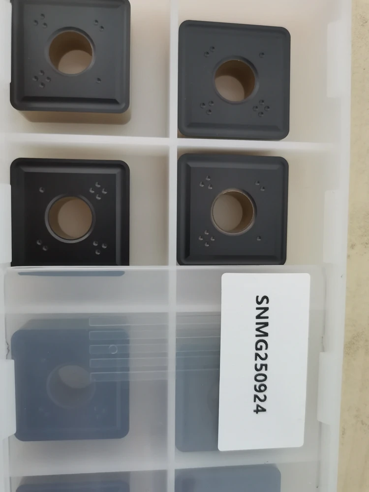 Carbide Indexable Square Turning Inserts SNMG250924-AR Roughing Machining CVD Coated Double-sided
