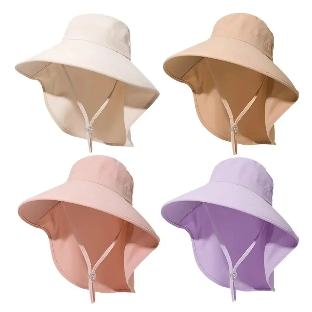 AliExpress 2025 Women's Sun Hat Large Brim Face Veil UPF 50+ UV Protection For Summer Cycling Beach Outdoor Mountaineering