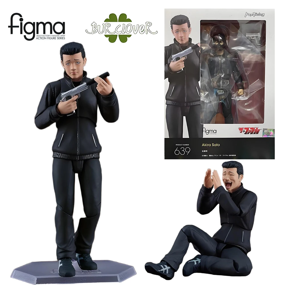 GSC genuino Figma serie 639 Akira Sato personaje Anime modelo figuritas escritorio regalos coleccionables Juguetes