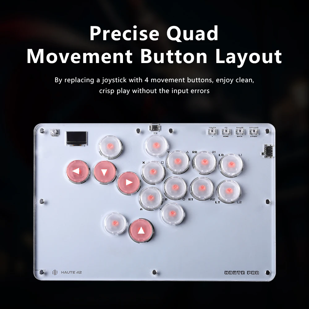 Imagem -04 - Joystick Hitbox Keyboard Arcade Stick Controller para Ps4 Ps5 Switch Arcade Leverless Fight Sticks pc Es42