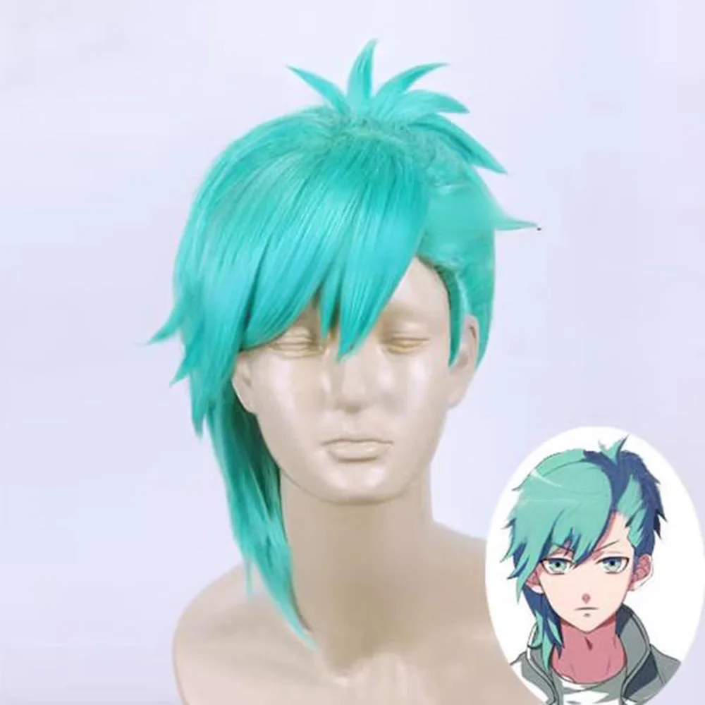 

Uta no Prince-sama Cosplay Wig Mikaze Ai Light Blue Heat Resistant Fiber Anime Hair Costume Accessory