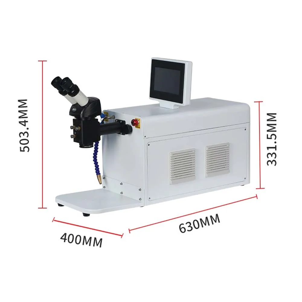 150W Micro Laser Jewelry Spot Welding Machine for Gold, Platinum, Ring Metal, Fine Desktop Laser Spot Welding Machine