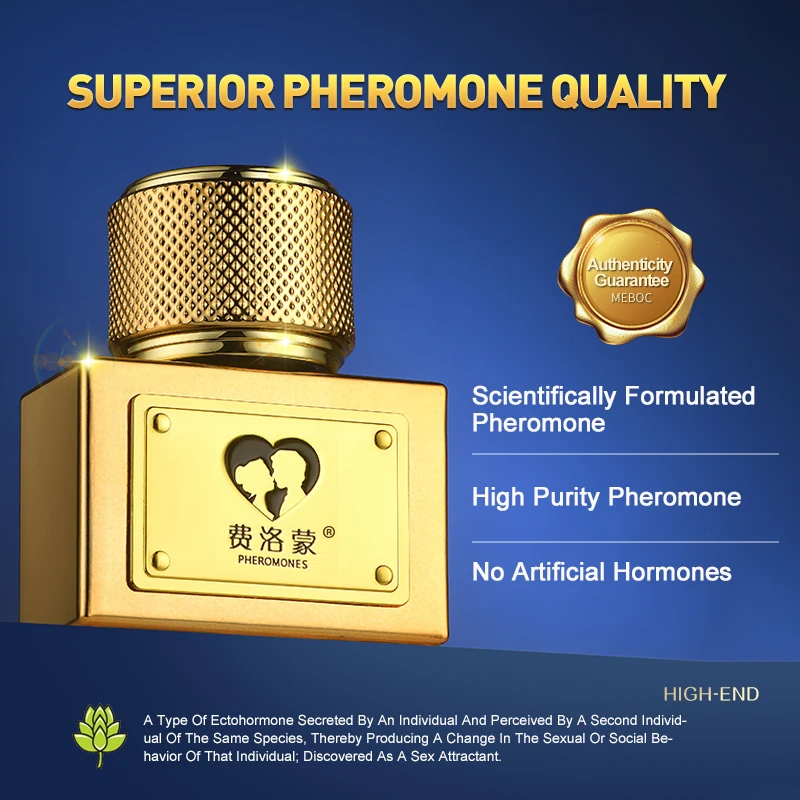 Pheromone Men's Perfume Gift Box Cologne 30ml Enhance your attractiveness and make her irresistible. -199