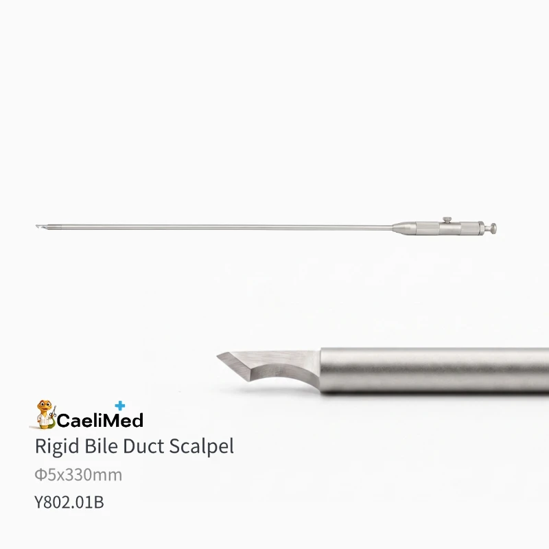 Laparoscopic Knife Blade for Bile Duct Surgery, Reusable Choledochotomy Scalpel for Minimally Invasive Procedures view 6